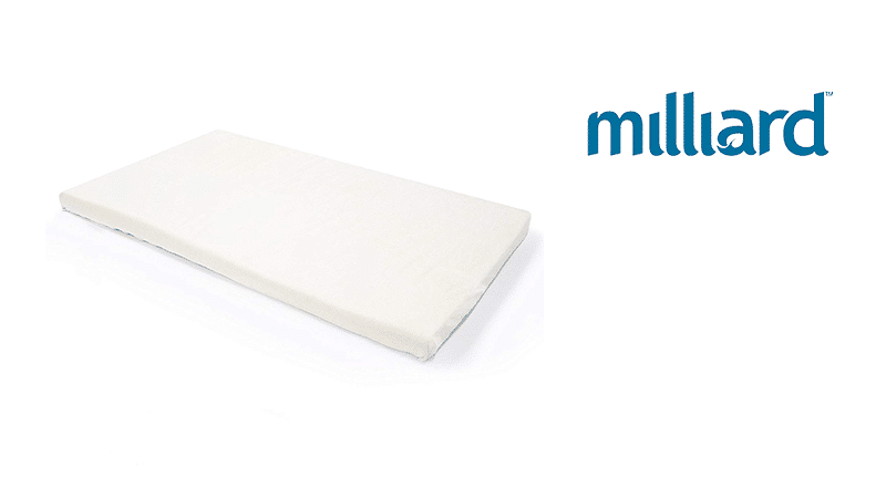 milliard mini crib memory foam mattress